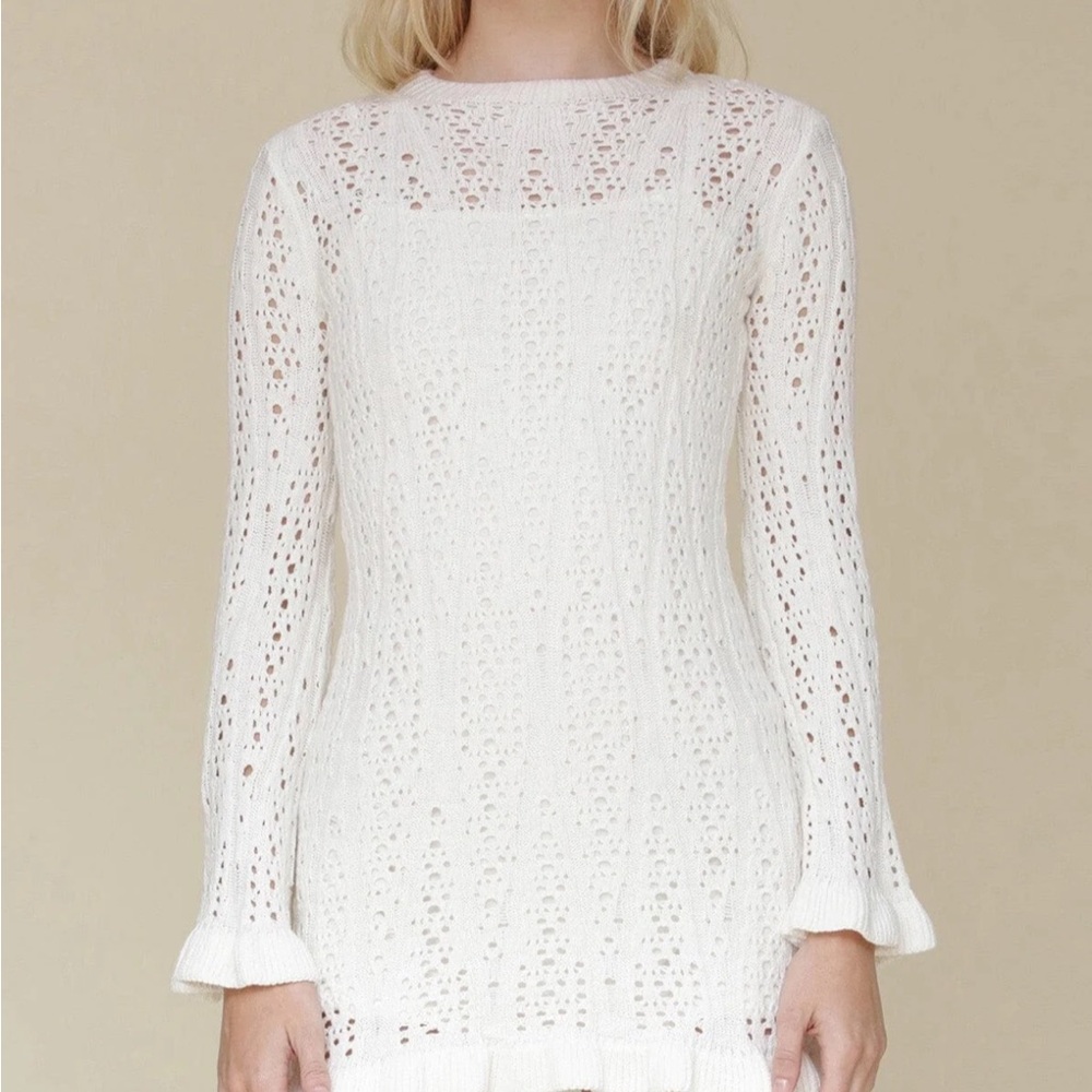 Avec Les Filles White Mini Dress